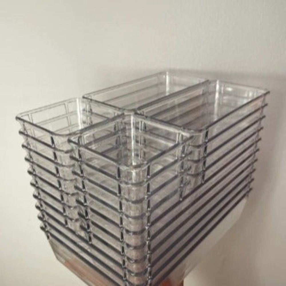 25 PCS Clear Plastic Drawer Organizer Set, 4 Sizes Desk Drawer Divider